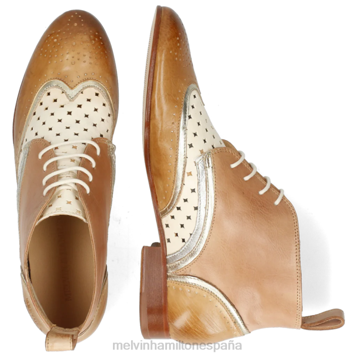 salida 30 mujer Melvin & Hamilton marrón claro JRT41134 botines