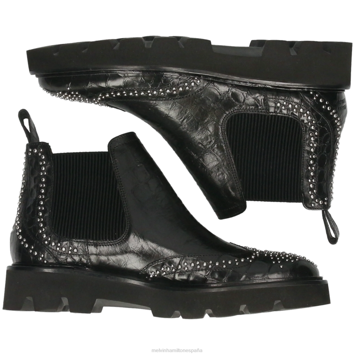 salida 45 mujer Melvin & Hamilton negro JRT4856 botines