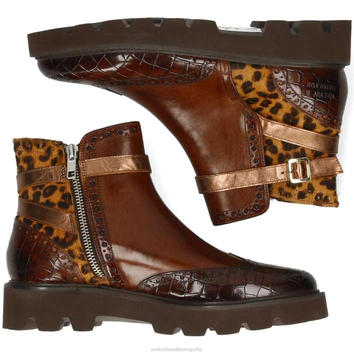 selina 25 mujer Melvin & Hamilton marrón JRT4894 botines