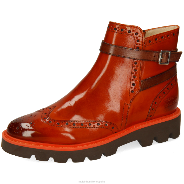 selina 25 mujer Melvin & Hamilton naranja JRT4971 botines