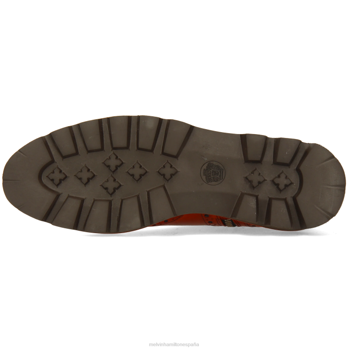 selina 25 mujer Melvin & Hamilton naranja JRT4971 botines