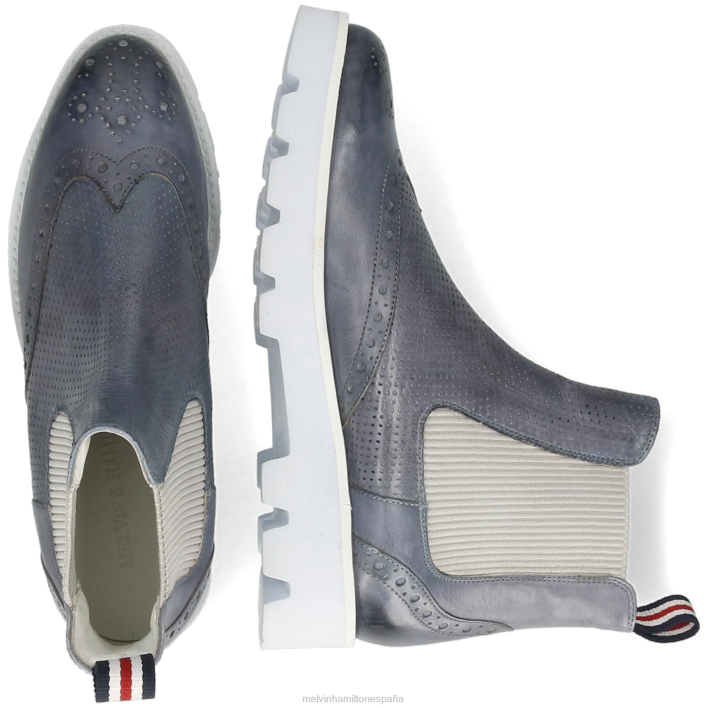 selina 29 mujer Melvin & Hamilton gris JRT41010 botines