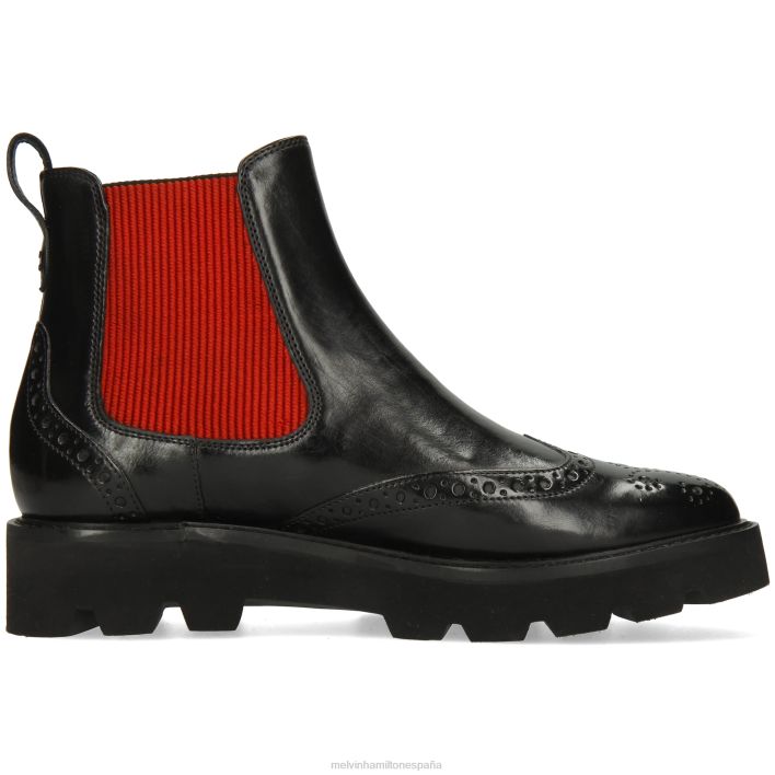 selina 29 mujer Melvin & Hamilton negro JRT4906 botines