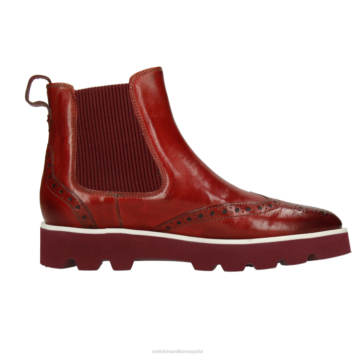 selina 29 mujer Melvin & Hamilton rojo JRT4858 botines