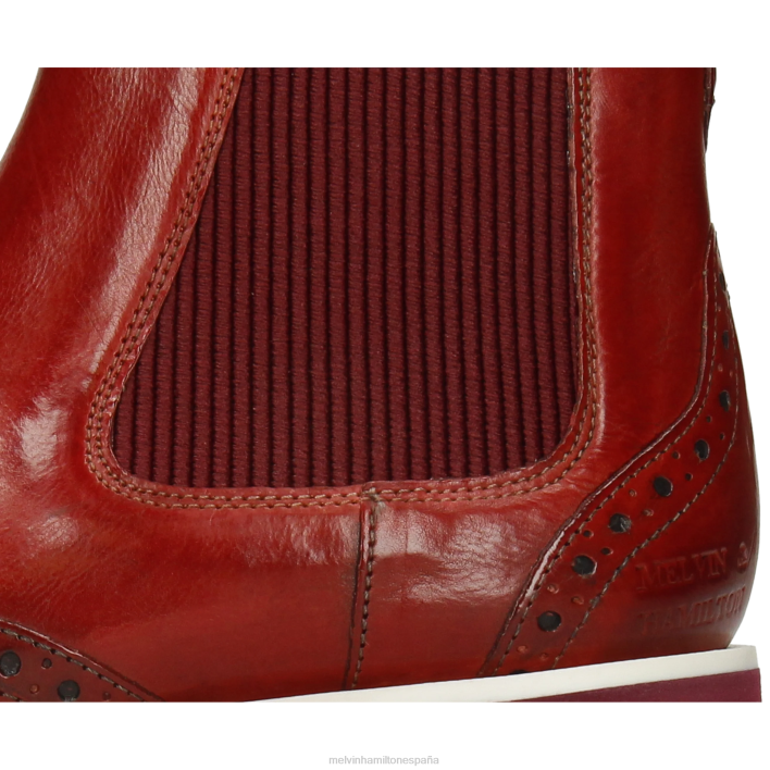selina 29 mujer Melvin & Hamilton rojo JRT4858 botines