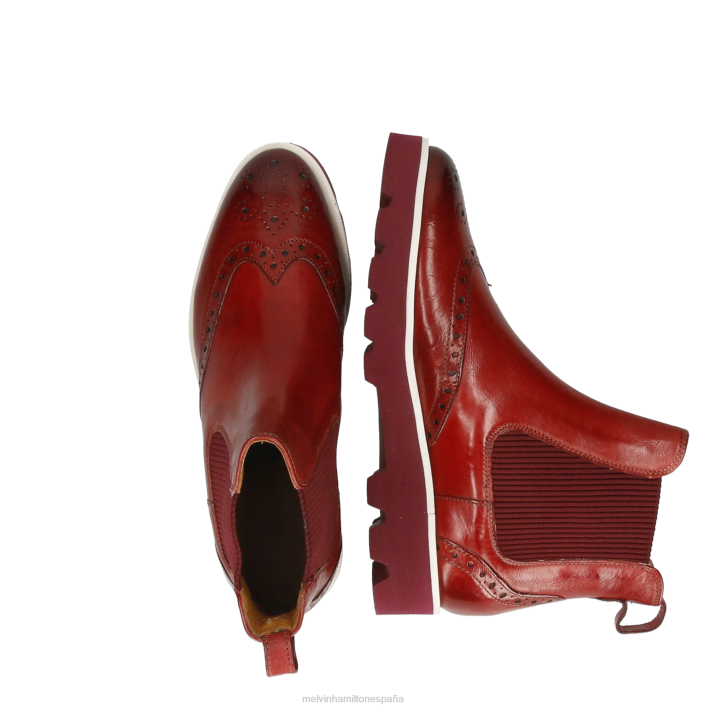 selina 29 mujer Melvin & Hamilton rojo JRT4858 botines