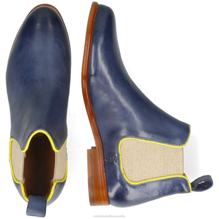 selina 48 mujer Melvin & Hamilton azul JRT4902 botines