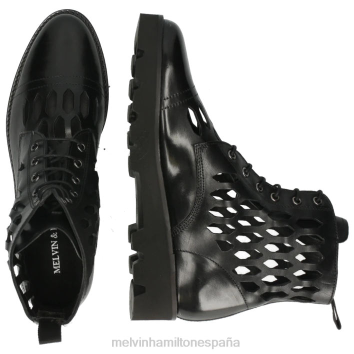 selina 51 mujer Melvin & Hamilton negro JRT41128 botines