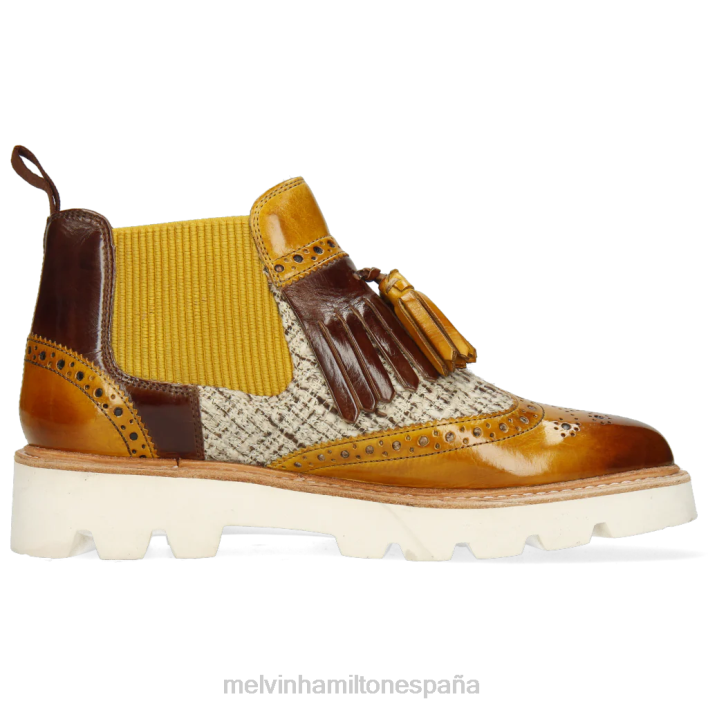 selina 5 mujer Melvin & Hamilton marrón claro JRT41047 botines