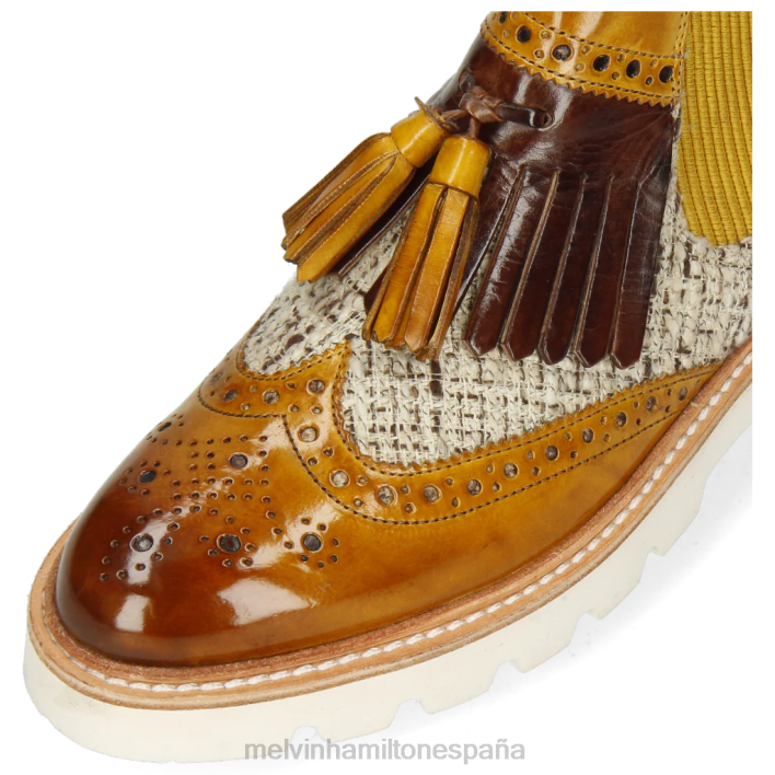 selina 5 mujer Melvin & Hamilton marrón claro JRT41047 botines