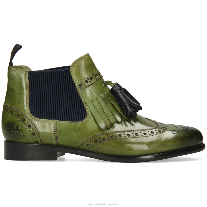 selina 5 mujer Melvin & Hamilton verde JRT4981 botines