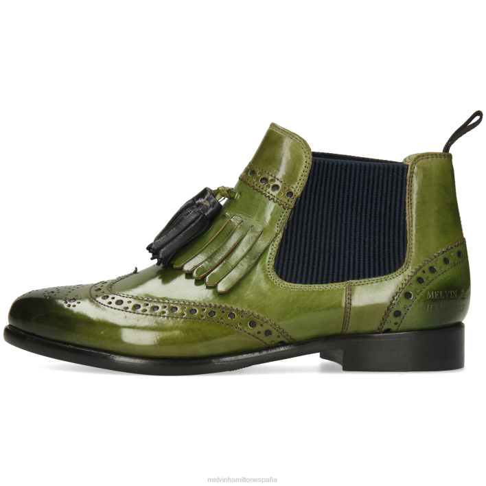 selina 5 mujer Melvin & Hamilton verde JRT4981 botines
