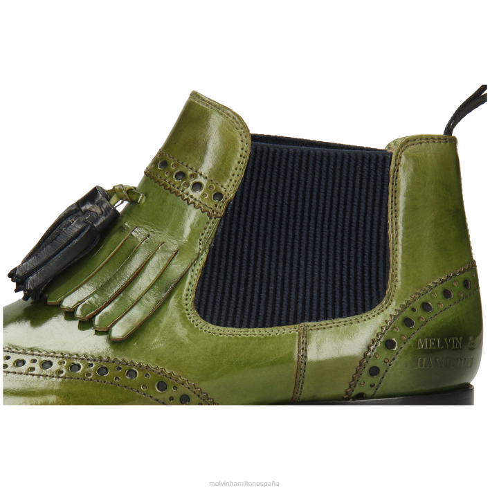 selina 5 mujer Melvin & Hamilton verde JRT4981 botines