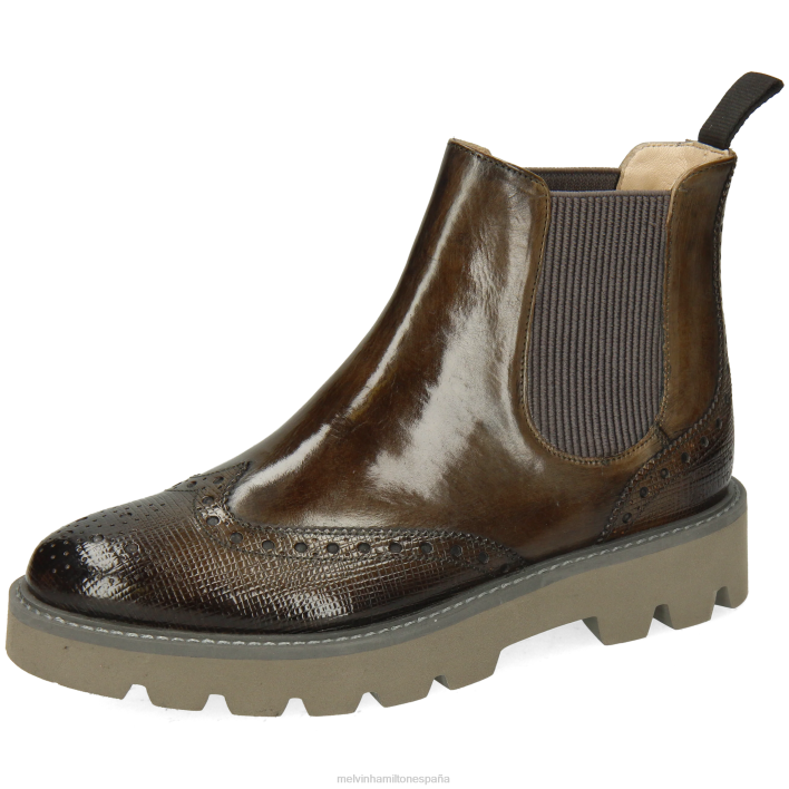 selina 65 mujer Melvin & Hamilton caqui JRT4973 botines