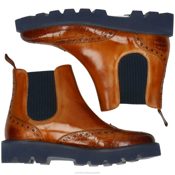 selina 65 mujer Melvin & Hamilton marrón JRT4884 botines