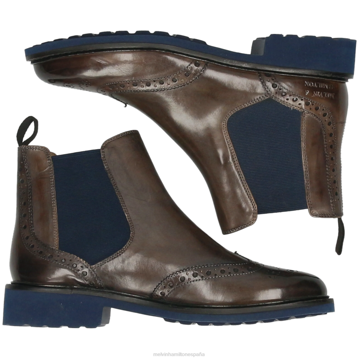 selina 6 mujer Melvin & Hamilton gris JRT41113 botines