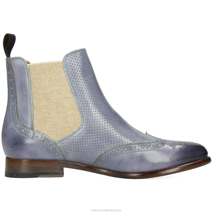 selina 6 mujer Melvin & Hamilton gris JRT4857 botines