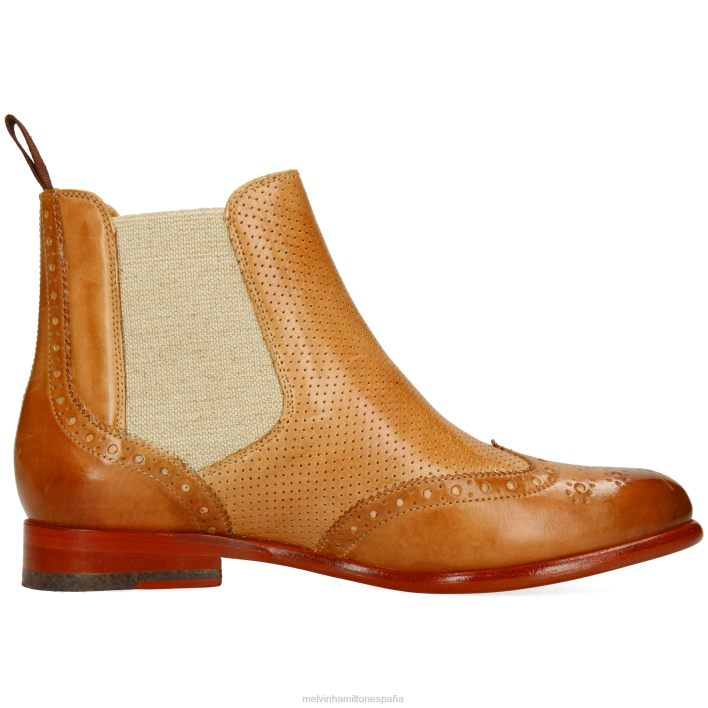 selina 6 mujer Melvin & Hamilton marrón claro JRT4864 botines