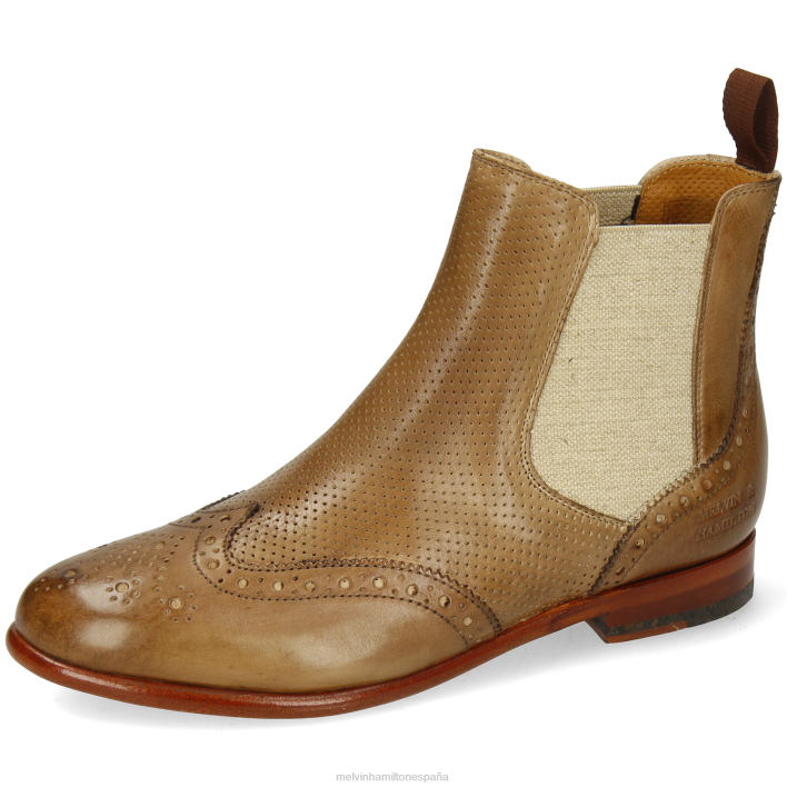 selina 6 mujer Melvin & Hamilton marrón claro JRT4867 botines