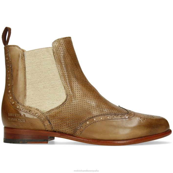 selina 6 mujer Melvin & Hamilton marrón claro JRT4867 botines