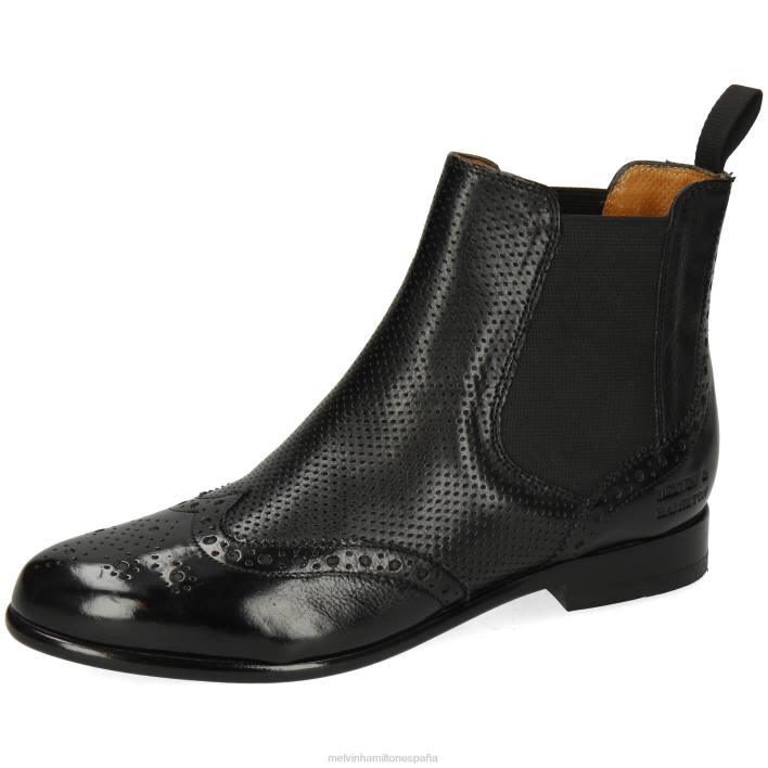 selina 6 mujer Melvin & Hamilton negro JRT41139 botines