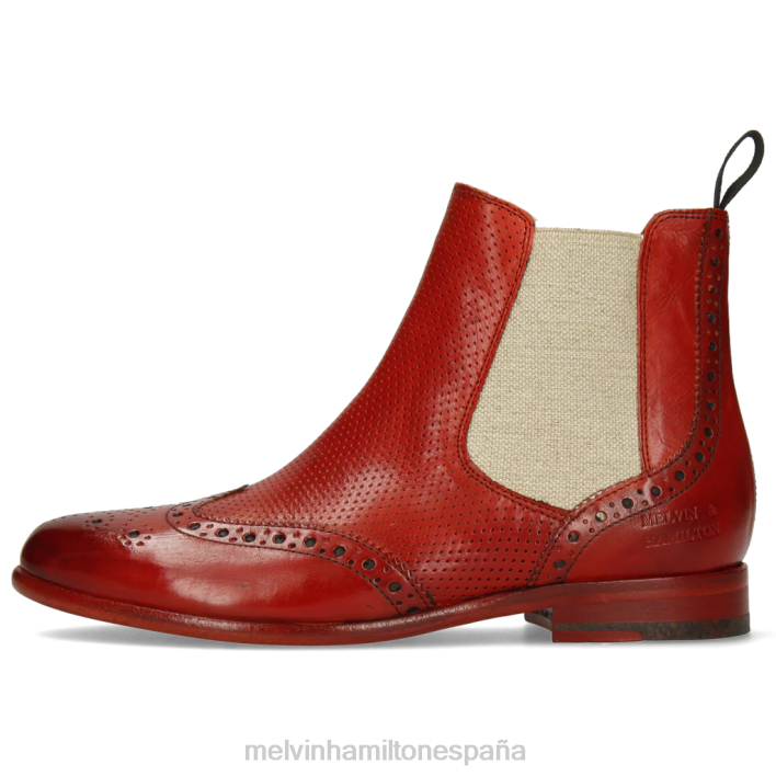 selina 6 mujer Melvin & Hamilton rojo JRT41072 botines