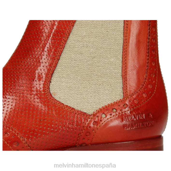 selina 6 mujer Melvin & Hamilton rojo JRT41072 botines