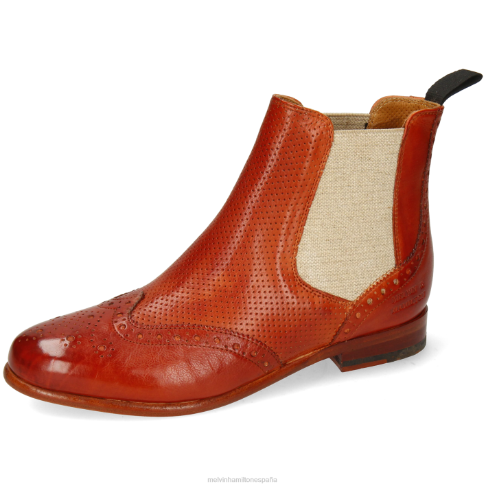 selina 6 mujer Melvin & Hamilton rojo JRT4999 botines