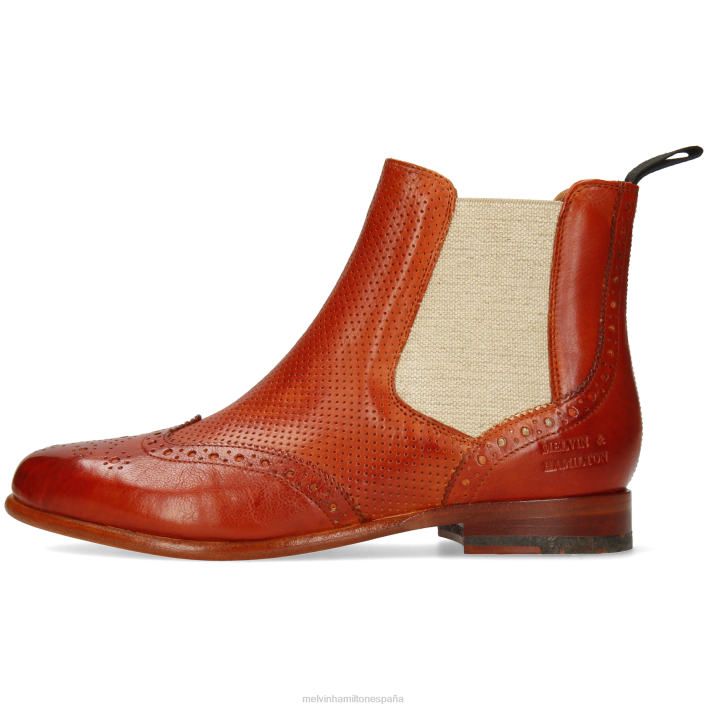selina 6 mujer Melvin & Hamilton rojo JRT4999 botines