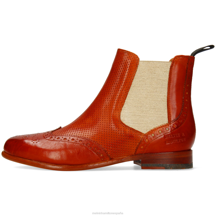 selina 6 mujer Melvin & Hamilton rojo JRT4999 botines