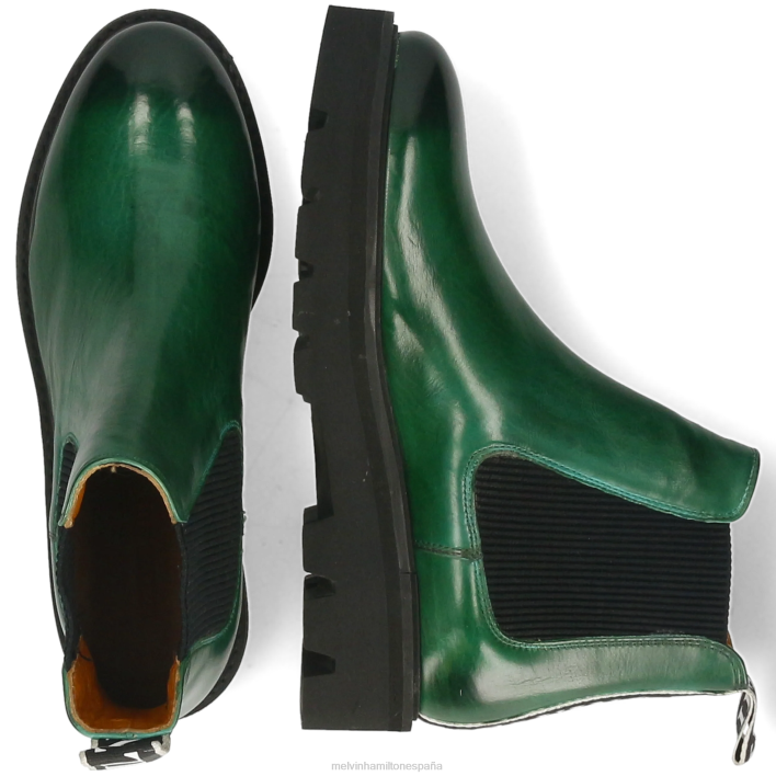 sibill 6 mujer Melvin & Hamilton verde JRT4825 botines