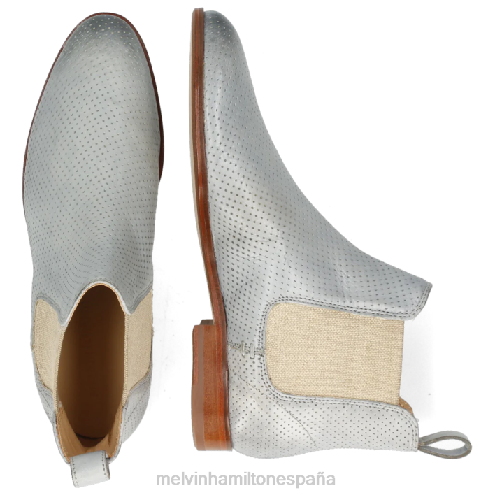 susana 10 mujer Melvin & Hamilton gris JRT41136 botines