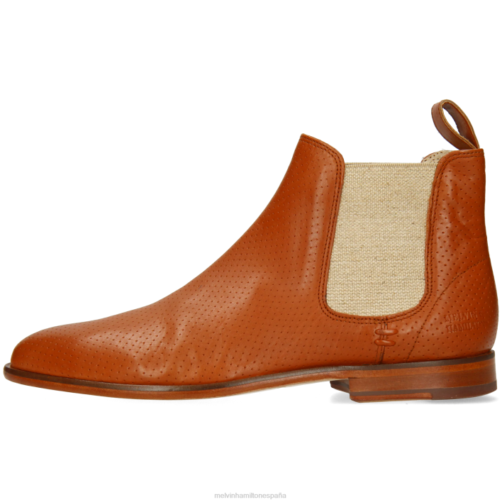 susana 10 mujer Melvin & Hamilton naranja JRT41024 botines