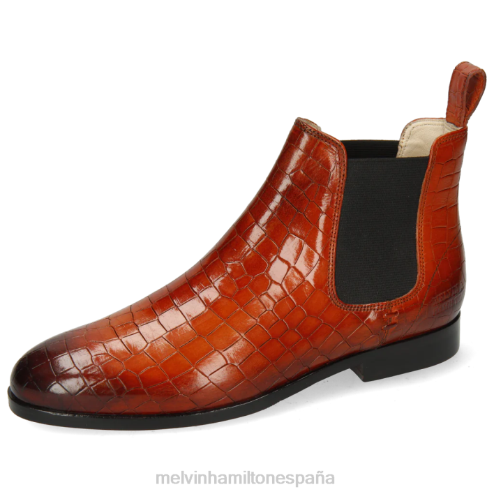 susana 10 mujer Melvin & Hamilton naranja JRT41085 botines