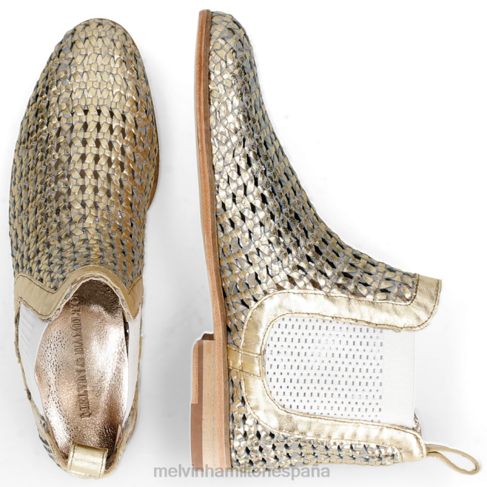 susana 10 mujer Melvin & Hamilton oro JRT41142 botines