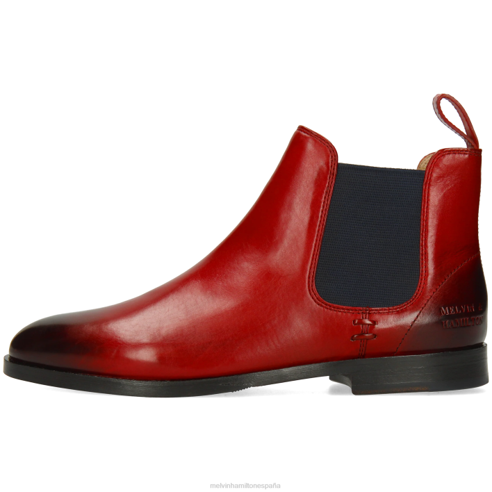 susana 10 mujer Melvin & Hamilton rojo JRT4783 botines