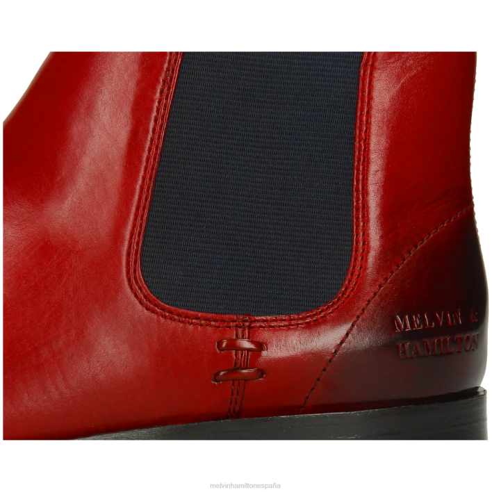 susana 10 mujer Melvin & Hamilton rojo JRT4783 botines