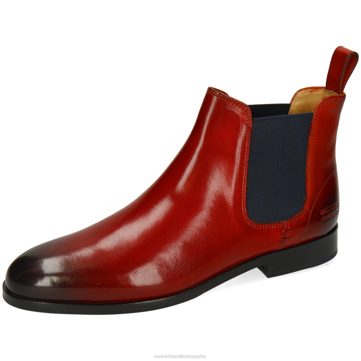 susana 10 mujer Melvin & Hamilton rojo JRT4978 botines