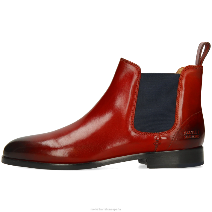 susana 10 mujer Melvin & Hamilton rojo JRT4978 botines
