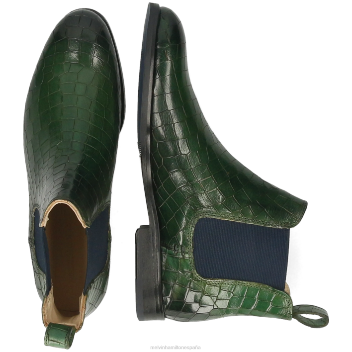 susana 10 mujer Melvin & Hamilton verde JRT4788 botines