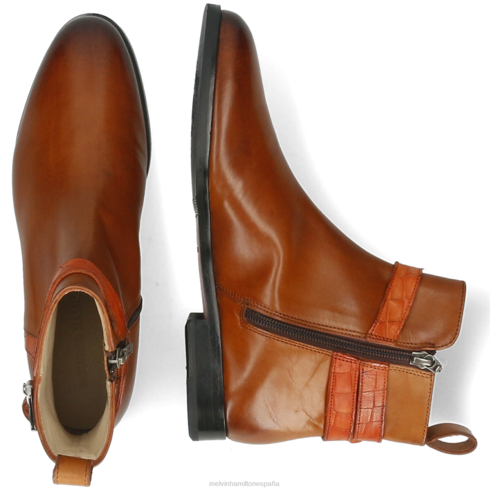 susana 116 mujer Melvin & Hamilton marrón JRT4868 botines