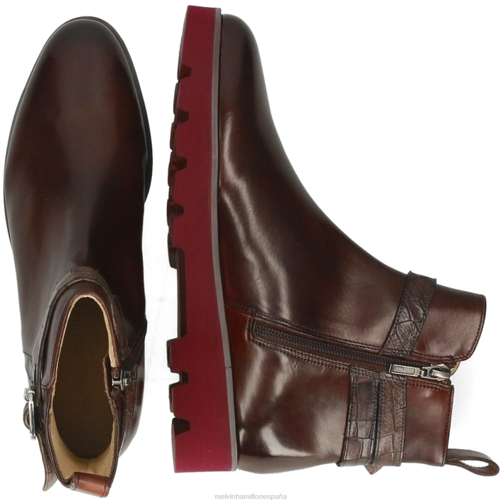 susana 116 mujer Melvin & Hamilton marrón JRT4913 botines