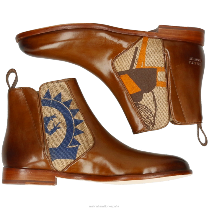 susana 34 mujer Melvin & Hamilton marrón JRT4851 botines