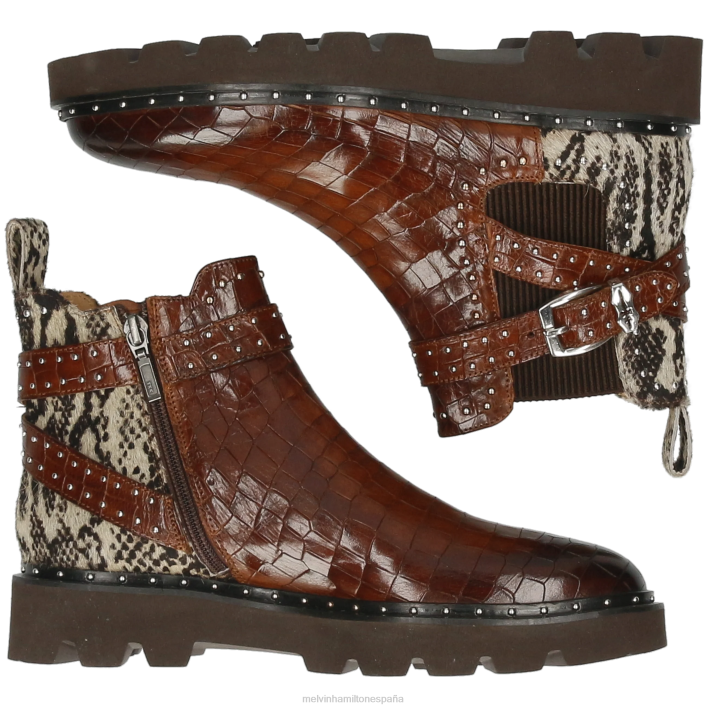 susana 68 mujer Melvin & Hamilton marrón JRT4820 botines