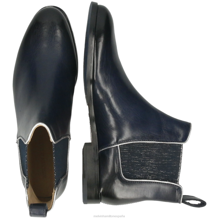 susana 70 mujer Melvin & Hamilton azul JRT4812 botines