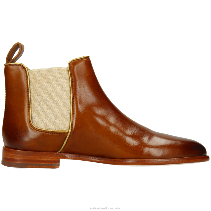susana 70 mujer Melvin & Hamilton marrón claro JRT4871 botines