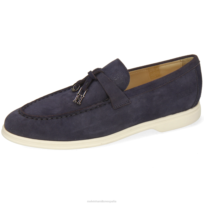 adley 3 mujer Melvin & Hamilton azul JRT41322 mocasines
