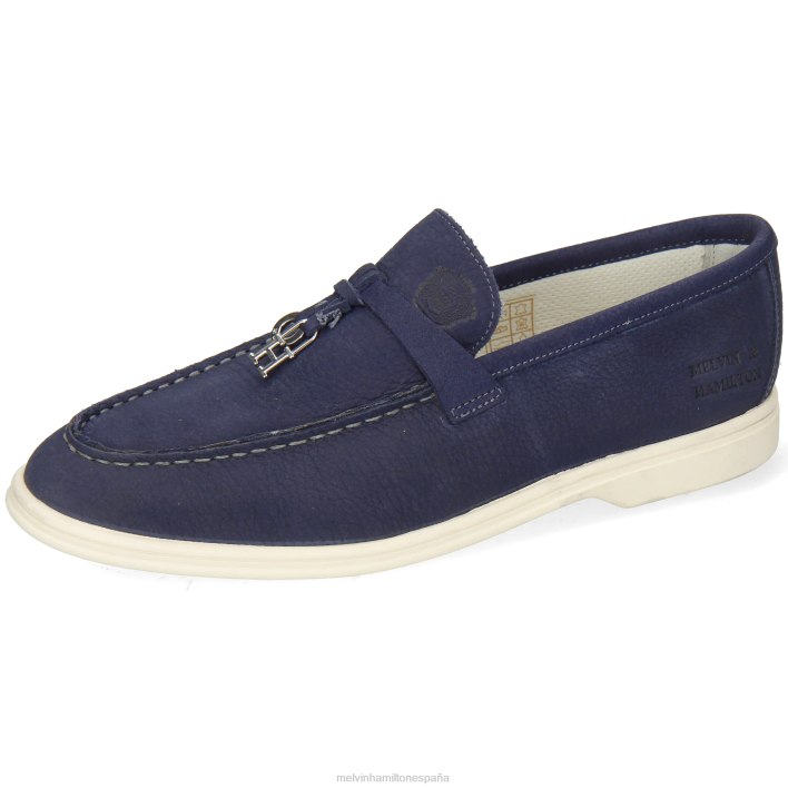adley 3 mujer Melvin & Hamilton azul JRT41335 mocasines