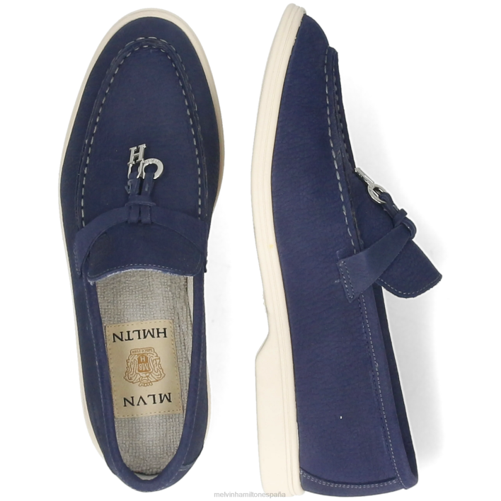 adley 3 mujer Melvin & Hamilton azul JRT41335 mocasines