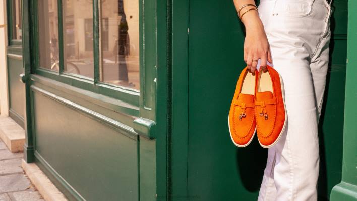 adley 3 mujer Melvin & Hamilton naranja JRT41303 mocasines